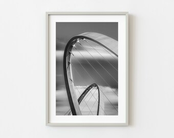 Elizabeth Quay Pedestrian Bridge in Perth | Photo Art Print