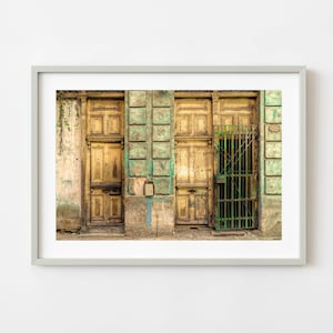 Weathered Wooden Doors Urban Decay Havana Color | Limited Edition of 10