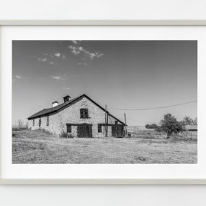 Century old stone barn in Nebraska | Wall Art