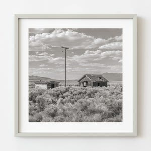 Railway buildings ghost town Currie Nevada | Wall Art