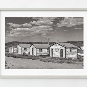 Deserted Currie Nevada Cabins Frozen in History | Wall Art
