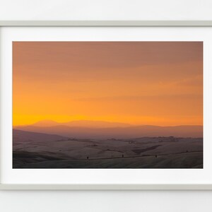 Sun drenched sky over Tuscan landscape | Wall Art