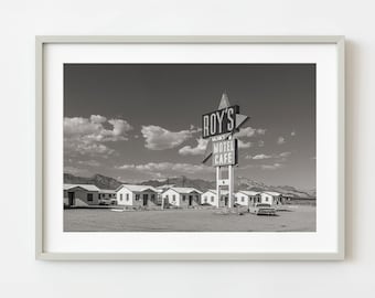 Roys Motel Cafe Route 66 Amboy, Californië | Gelimiteerde oplage van 10"
