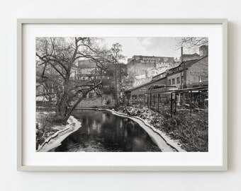 Trendy district on the Akerselva river Oslo Norway | Photo Art Print