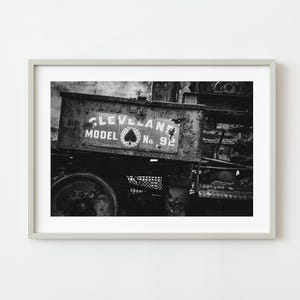 Old Cleveland Model 92 heavy machinery | Wall Art