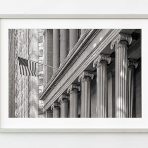 Architectural column from old building exterior New York | Wall Art