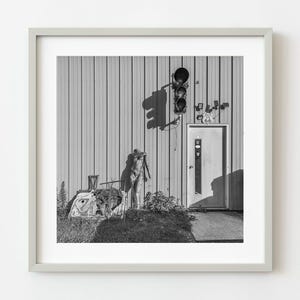 Crazy garage door on Route 66 | Wall Art