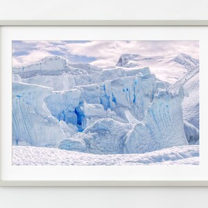 Intricate Abstract Patterns Emerge from Antarctica&#39;s Snow and Ice | Wall Art