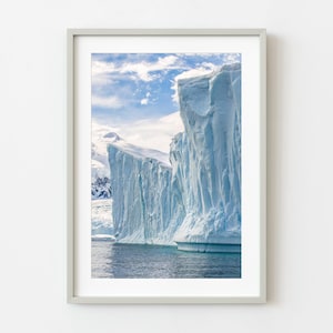 Tall Wall of Antarctica Iceberg | Wall Art