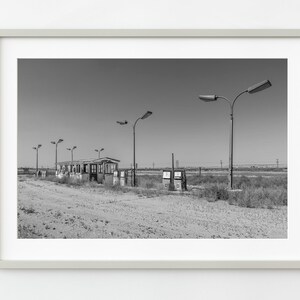 Abandoned Gas Station on Nebraska Border Remnant | Wall Art