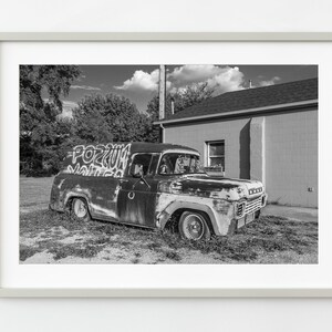 Old truck on Route 66 | Wall Art