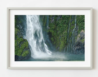 Deep forest falls in New Zealand | Photo Art Print