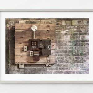 Ancient electrical panel found in an abandoned factory | Wall Art | Wall Art