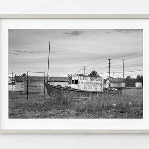 Lake Nipigon Abandoned Fishing Charters Boat | Wall Art