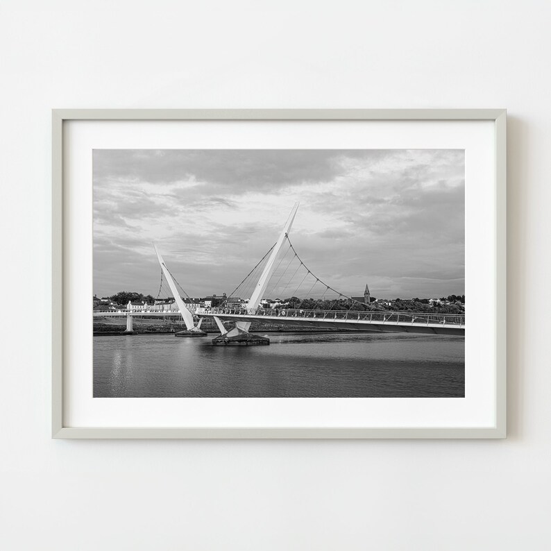 Peace bridge Derry Northern Ireland | Photo Art Print fine art photographic print