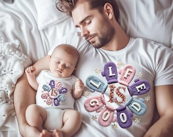 Life is Good – Knitted Winter Letters – PNG SVG 300DPI