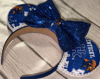Kentucky Wildkatzen Glitzer Mäuseohren Stirnband | Game Day College Fan Zubehör