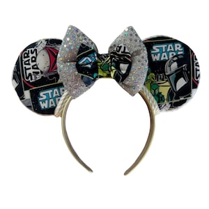 Galactic Sparkle Star Wars Ears 2 – Handmade Disney Headband