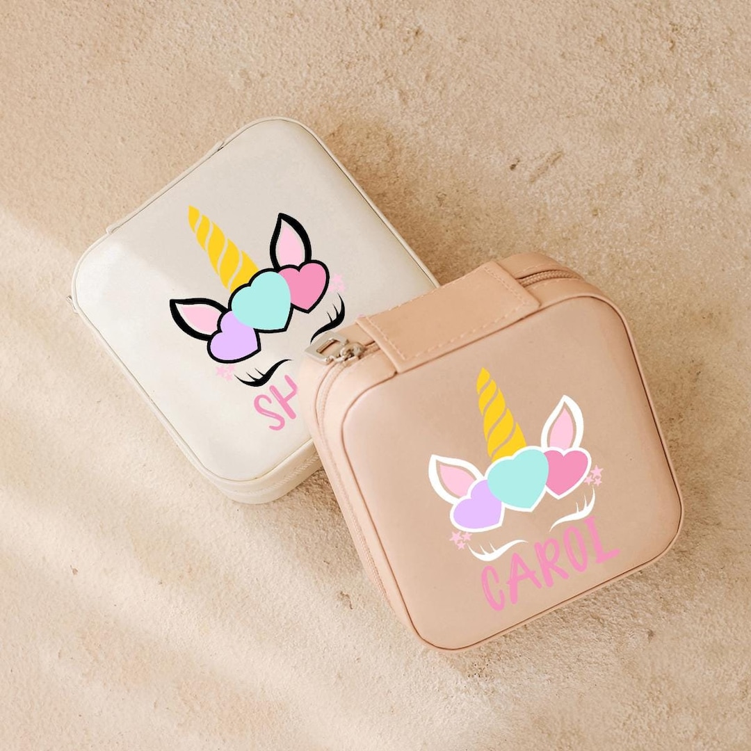 Personalized Unicorn Jewelry Box, Birthday Gifts for Daughters, Custom