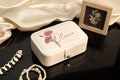 Floral Jewelry Case, Personalized Birth Flower Jewelry Box, Birthday Gifts, Gift for Her, Travel Jewelry Organizer, Birth Month Jewelry Box