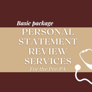 Serviço de revisão de declaração pessoal - PACOTE BÁSICO / Edição e revisão de declaração pessoal pré-PA / Assistência de declaração pessoal