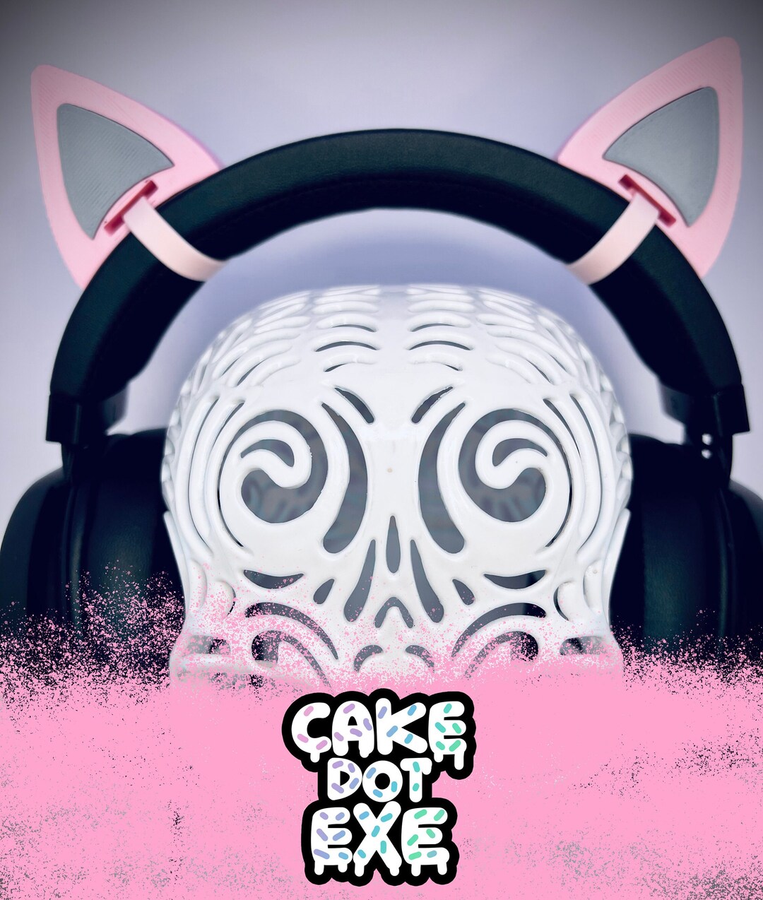 Cat Ears Headphone Attachment, Gaming Accessories, Kitty, Neko, Cute Gamer Cosplay Streaming