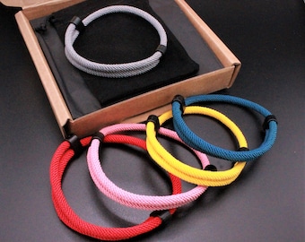 Adjustable Minimalist Style Unisex Rope Bracelet for Men and for Women | Choice of 5 Colours  | More Colours Available on Store