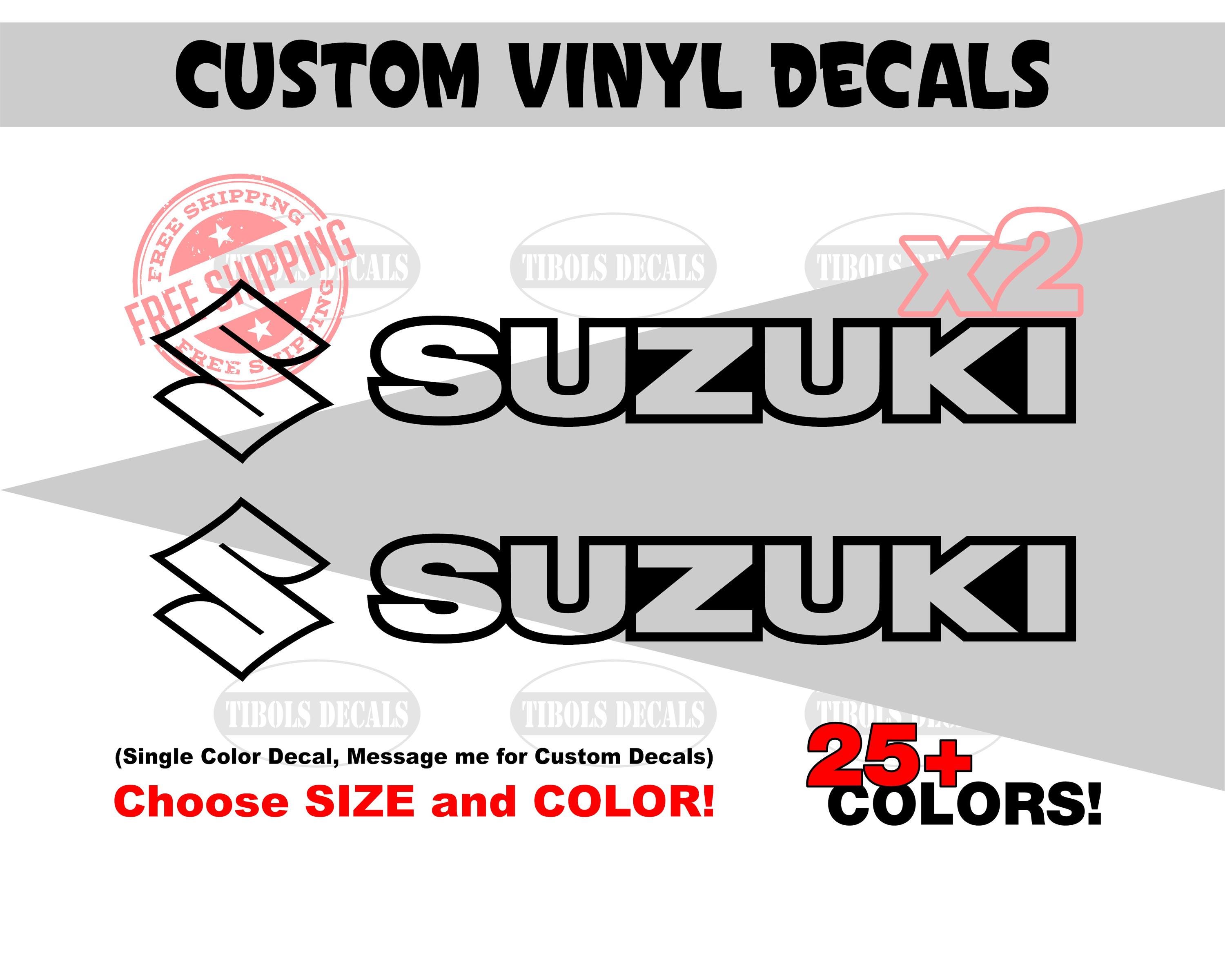 スズキ四輪車 BODY COLOR GUIDE X2 Suzuki Decals Outline Suzuki Stickers Suzuki Motorcycle Helmet