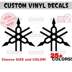 x2 Yamaha Tuning Fork Decals Yamaha Jetski Motorcycle Boat ATV UTV PWC Helmet Stickers
