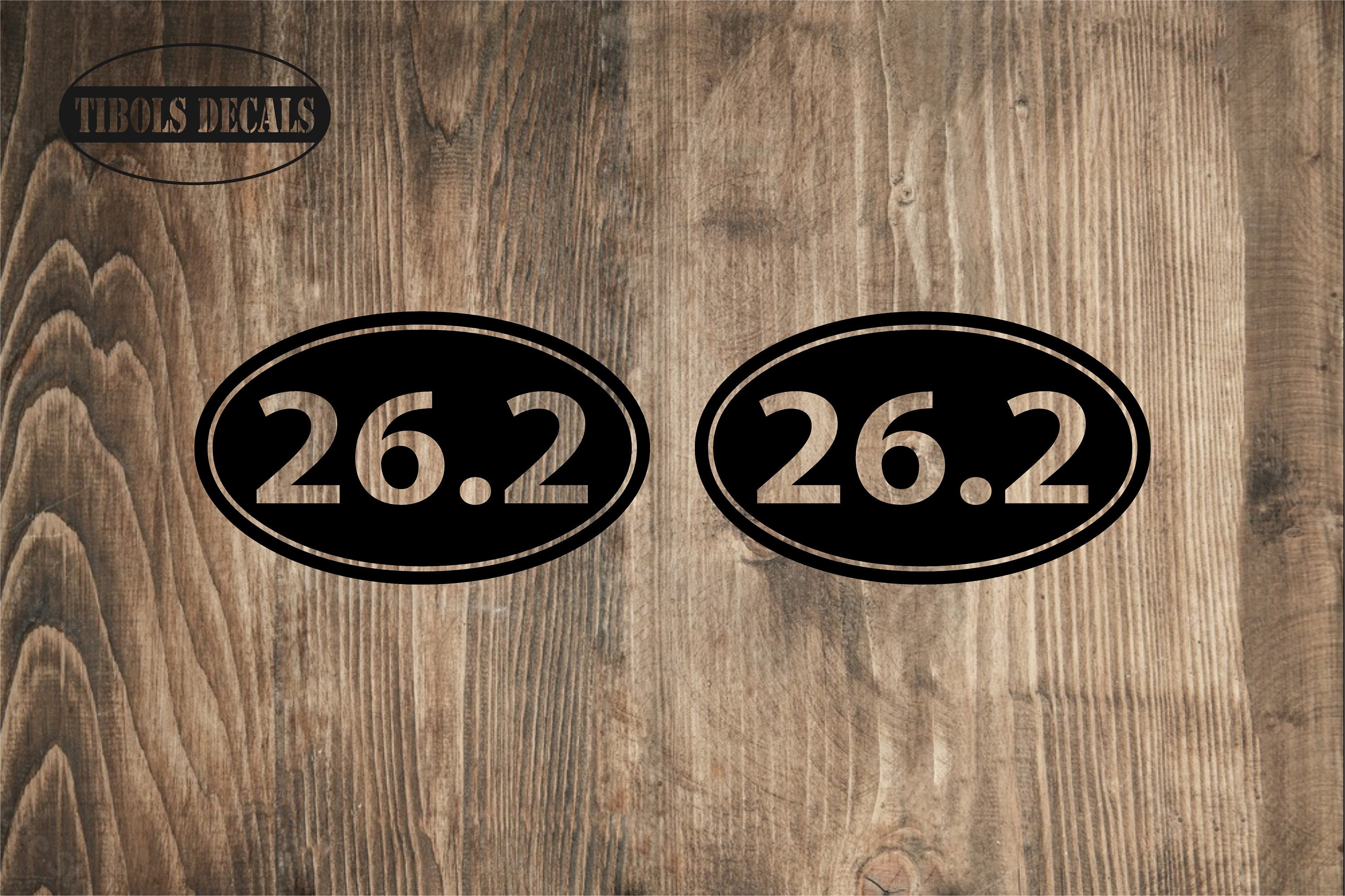 Two 26.2 Full Marathon Decals (1 Pair) 26.2 Running Stickers, 42k ...