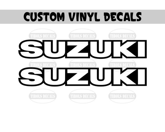 Buy 2x Foil Sticker Decal Suzuki Logo Motor Sports Racing Blue. Online at  desertcartINDIA