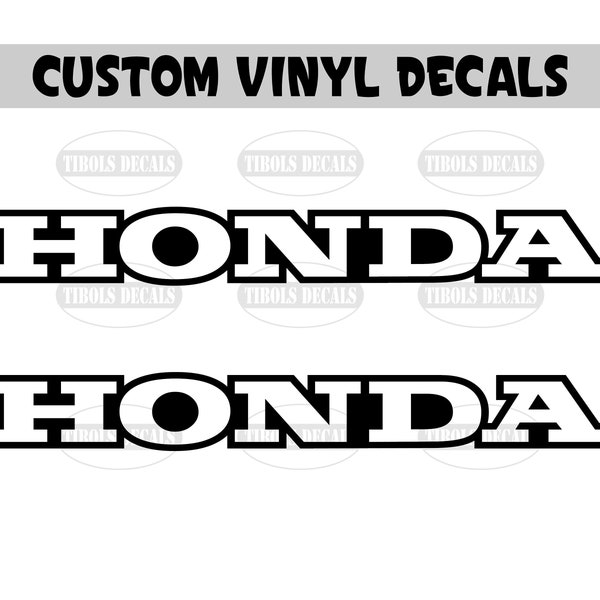 Honda Outboard Decals Etsy
