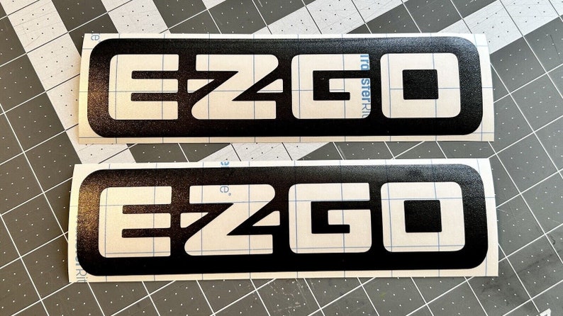 Ezgo Rxv Sticker X2 EZGO Golf Cart Decals EZGO Stickers Custom Golf Cart Decal Cart Life ...