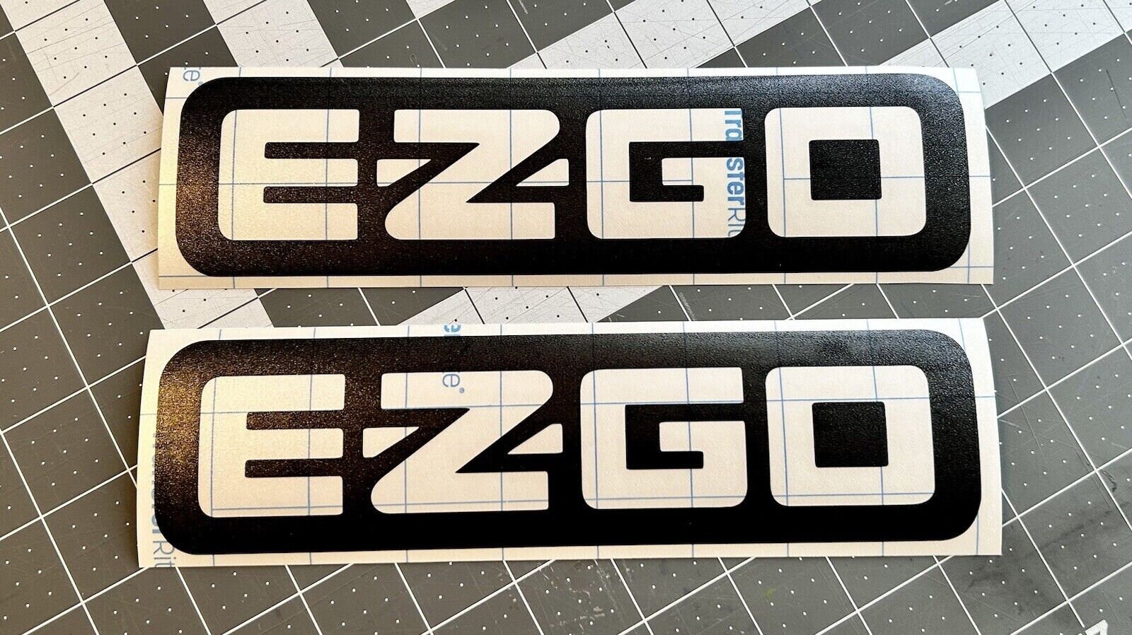 X2 EZGO Golf Cart Decals EZGO Stickers Custom Golf Cart Decal Etsy