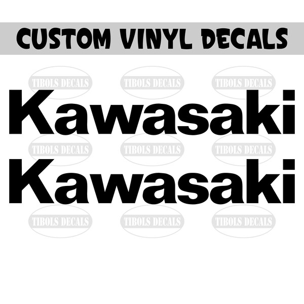 Kawasaki Decals Etsy