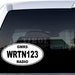 GMRS Radio Call Sign Decal Oval - Amateur Radio Callsign Sticker ...
