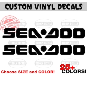 Seadoo Decals SeaDoo Stickers (1 set) Boat PWC Jetski Bombardier Challenger Jet Ski