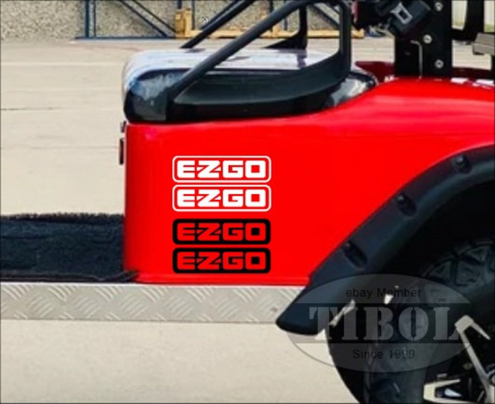 Ezgo Rxv Sticker X2 EZGO Golf Cart Decals EZGO Stickers Custom Golf Cart Decal Cart Life ...