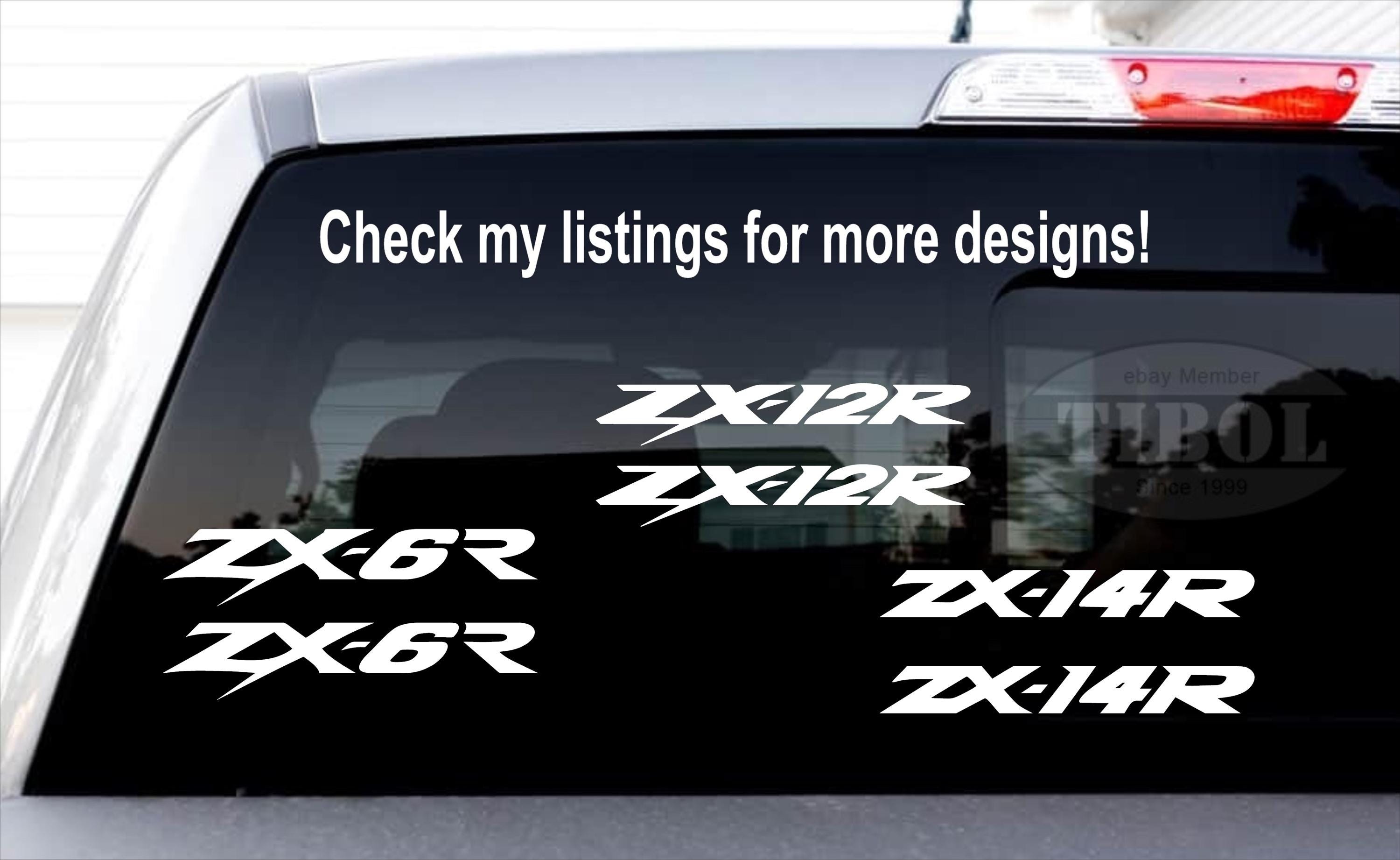 Kawasaki ZX-14R Decals Kawasaki Ninja ZX-14R Stickers (1 Set