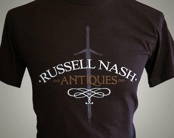 Russell Nash Antiques T Shirt (Brown)
