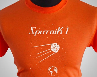 Sputnik 1 T Shirt (Orange)