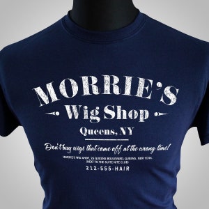 Morrie&#39;s Wig Shop T Shirt (Blue)