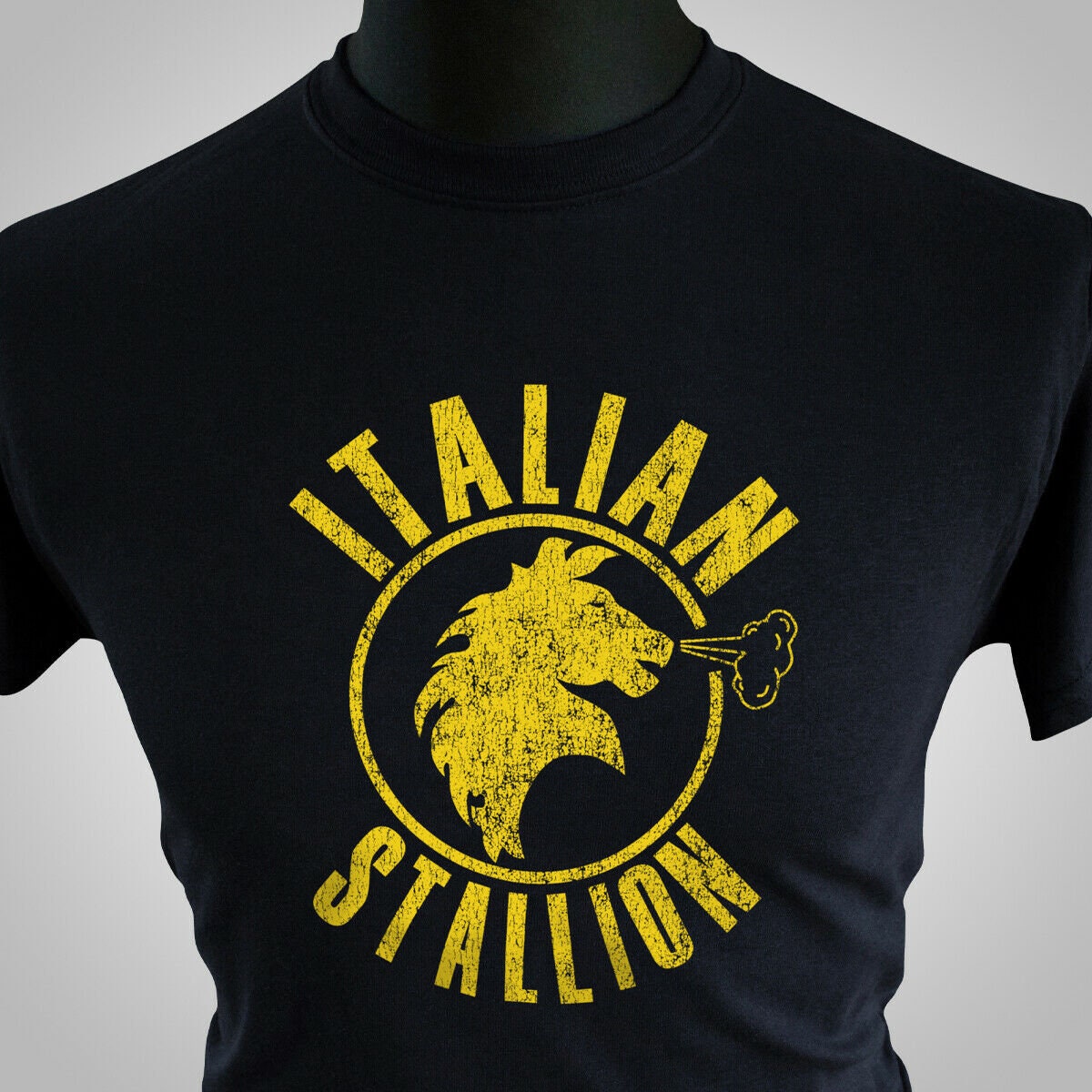 Italian Stallion T Shirt (Black)