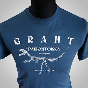 Grant Paleontology T Shirt (Indigo Blue)