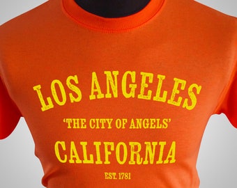 Los Angeles T Shirt (Orange)