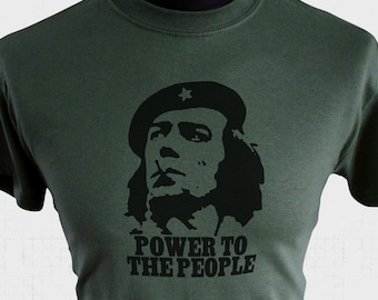 Power To The People T Shirt (Green)