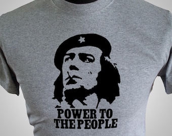 Power To The People T Shirt (Grey)