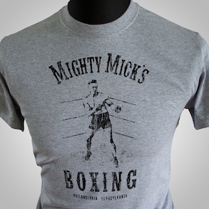 Mighty Micks Boxing T Shirt (Grey/Black)