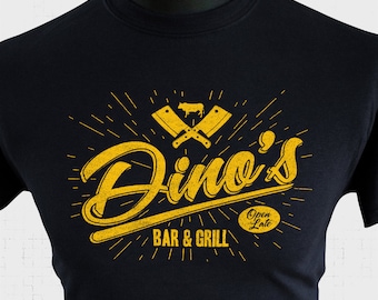 Dino's Bar and Grill T Shirt (Black)