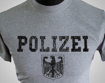 Polizei T Shirt (Grey)